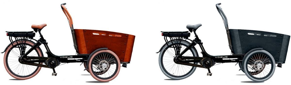 vacht Dekking Datum Vogue Carry 3 elektrische bakfiets I Te koop bij Profile Smeeing in Soest